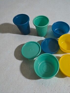 Re-play baby bowls, lids,.and 2 cups